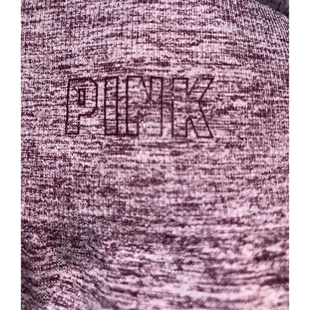 Victoria's Secret PINK Logo Pants Leggings Tights Purple Size S Small - Picture 4 of 5